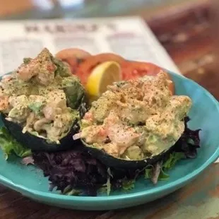 Seafood Stuffed Avocados