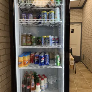 Available beverages
