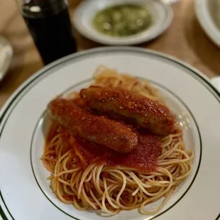 Spaghetti &amp; Italian Sausage
