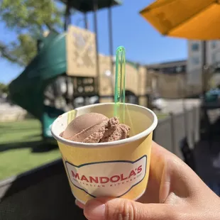 Kids Nutella gelato