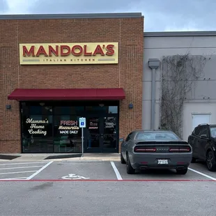 outside