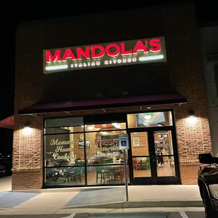 outside