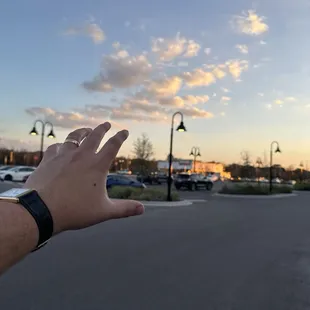 Me reaching for more pasta