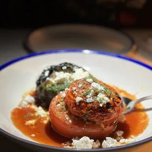 Stuffed Tomato and Pepper, 5/10