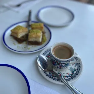 Turkish Coffee and Baklava