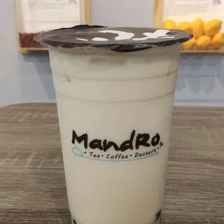 Brown Rice Green Milk Tea