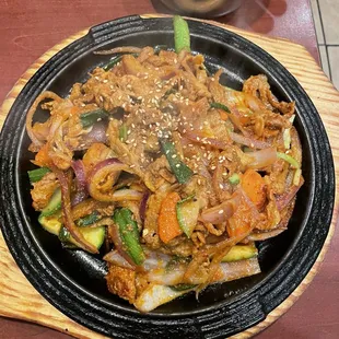 Spicy pork belly mild