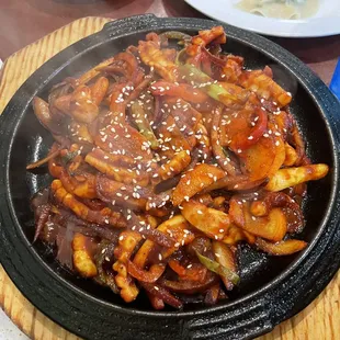 Stir Fried Squid &amp; Vegetables