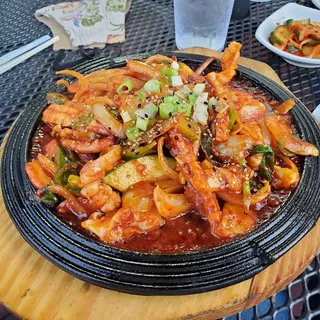 Stir Fried Squid & Vegetables