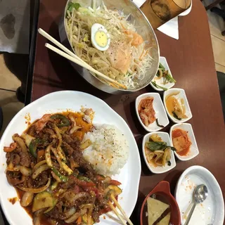 Spicy Pork Belly with Rice Bowl Lunch Only