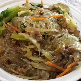 #19 &quot;Job che dup bob&quot; = vermicelli noodle with beef and vegetables