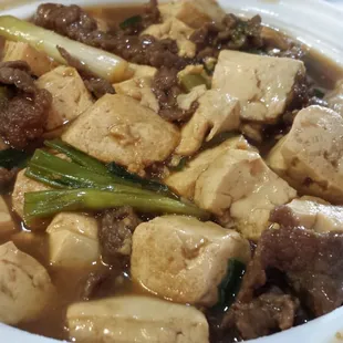 #32 ma po tofu from their chinese menu (takeout)