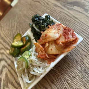 Banchan for my soon tofu and pajun