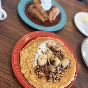 Banana pancake special (forgot the actual name on menu)