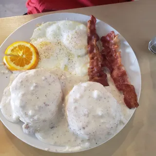 Biscuits and Gravy Plate