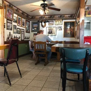 Animals, Pictures and History line the walls