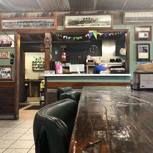 a view of the counter