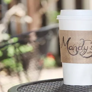 Mandy's outdoor courtyard seating.