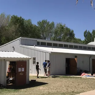 Barn with horses, goats and pony&apos;s