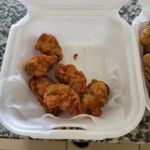 Side order chicken livers (this is the whole order before I ate any)