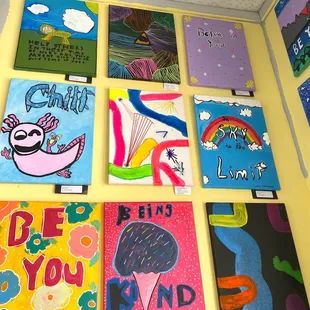 Nice art work displayed