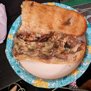 Philly hoagie minus the lettuce and tomato.