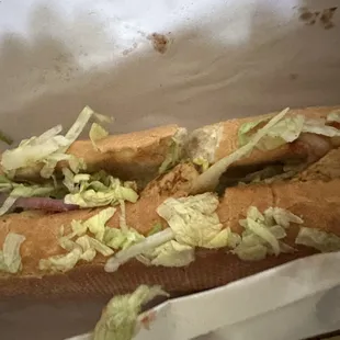 BBQ vegan chicken hoagie