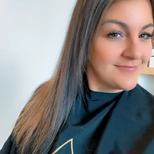 Before the extensions, post color. Forgot to get a before photo prior to the amazing color work!