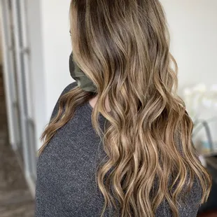 2 rows of Invisible Bead extensions