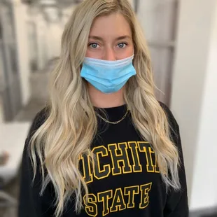 Two rows of invisible bead extensions