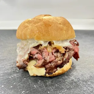 Everyone's favorite... Our PRIME RIB MELT! Always featured in December.
