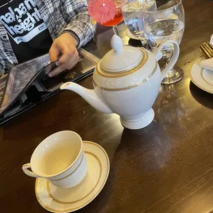 a person sitting at a table