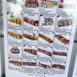 ramen and noodles, menu