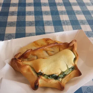 Empanadas... chicken and spinach yummy!