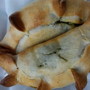 Spinach empanadas