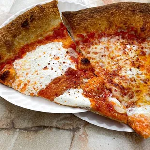 Margherita Slice &amp; Classic Slice, $3 each