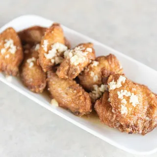 Butter Garlic Fried Chicken Wings