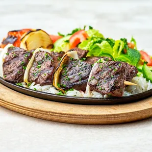Steak Kabob Plate