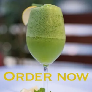 Fresh made lemon, mint