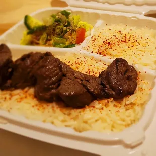 Steak Kabob Plate