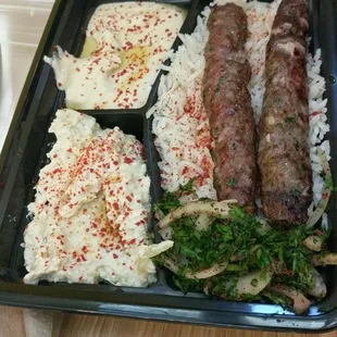 Kofta Kabob Plate