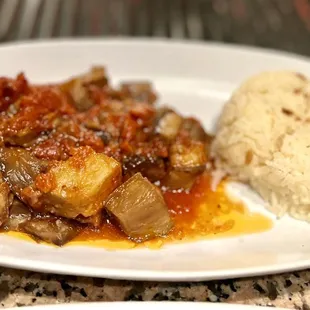 Eggplant dish - decent.
