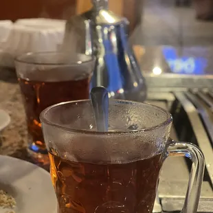 Tea in a pot to share