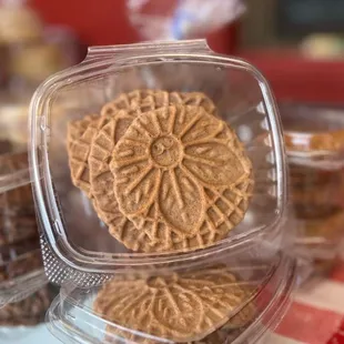 cookies in a container