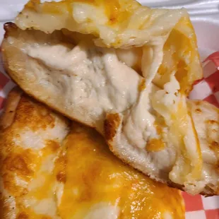 Cold raw disgusting dough.