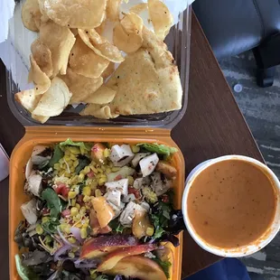Colorado salad and soup