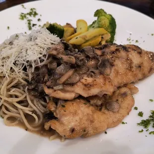 Chicken Marsala.