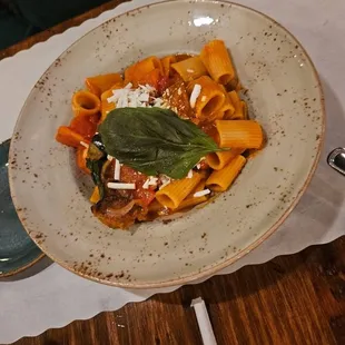 Rigatoni with sausage