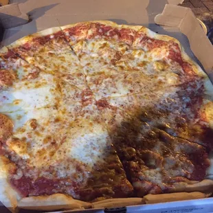 Large cheese pizza