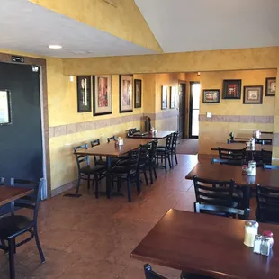 Dining area total of eight tables